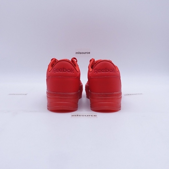 NEW Reebok Club C Double Geo Sneakers GZ6419 Instinct Red - Picture 9 of 10